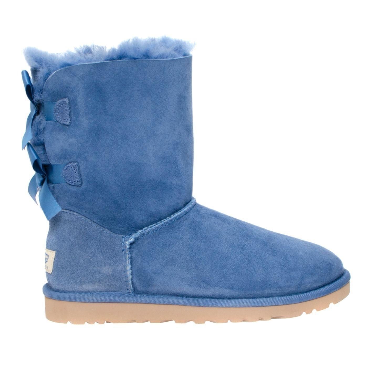 UGG Bailey Bow Blue Jay Boots