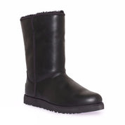 UGG Michelle Leather Black Boots