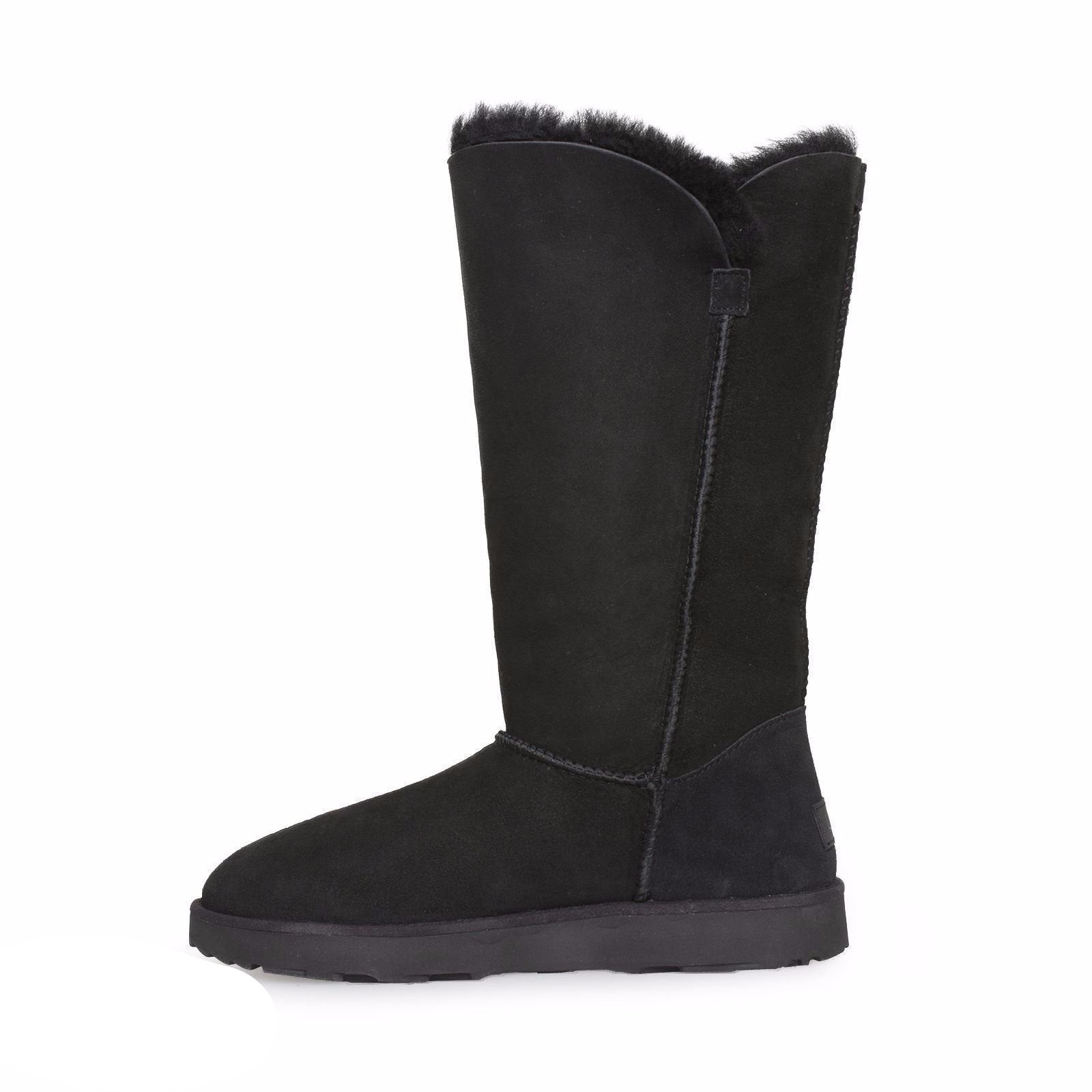 UGG Classic Cuff Tall Black Boots