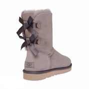 UGG Bailey Bow II Stormy Grey Boots