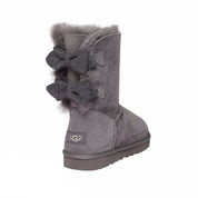 UGG Brigette Bow Gray Boots