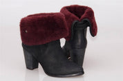 UGG LAYNA BLACK ANKLE BOOTS