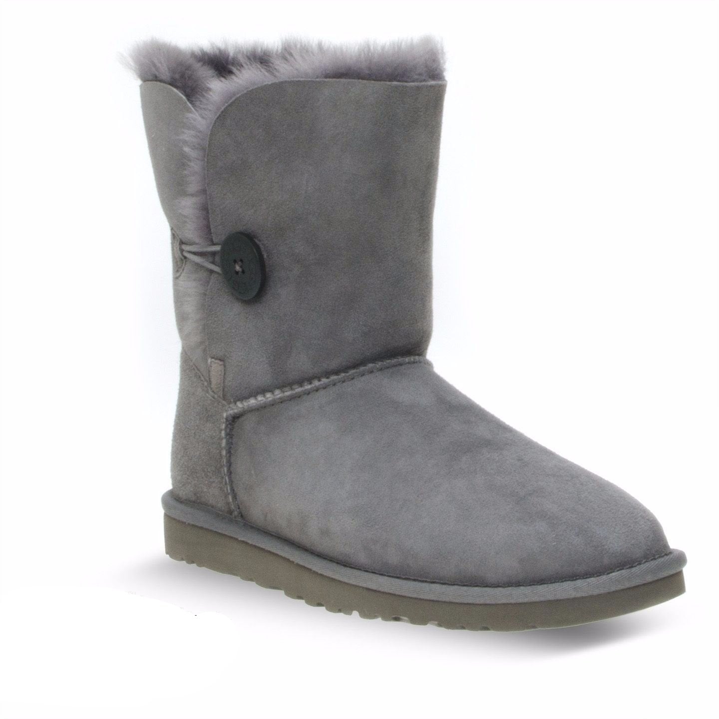 UGG Bailey Button Gray Boots