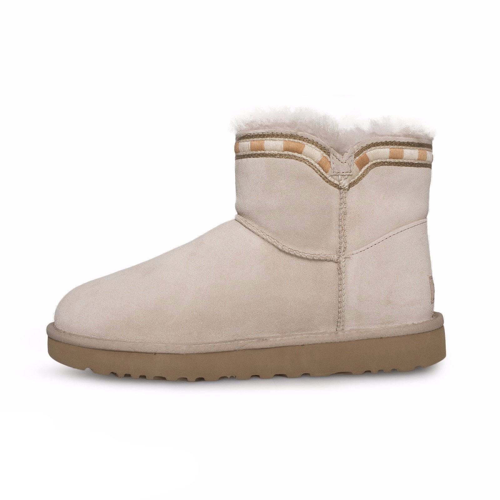 UGG Rosamaria Embroidery Horchata Boots