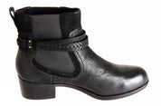 UGG AUSTRALIA KREWE MOTORCYCLE LEATHER ANKLE BOOTS