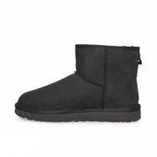 UGG Classic Mini Leather Black Boots