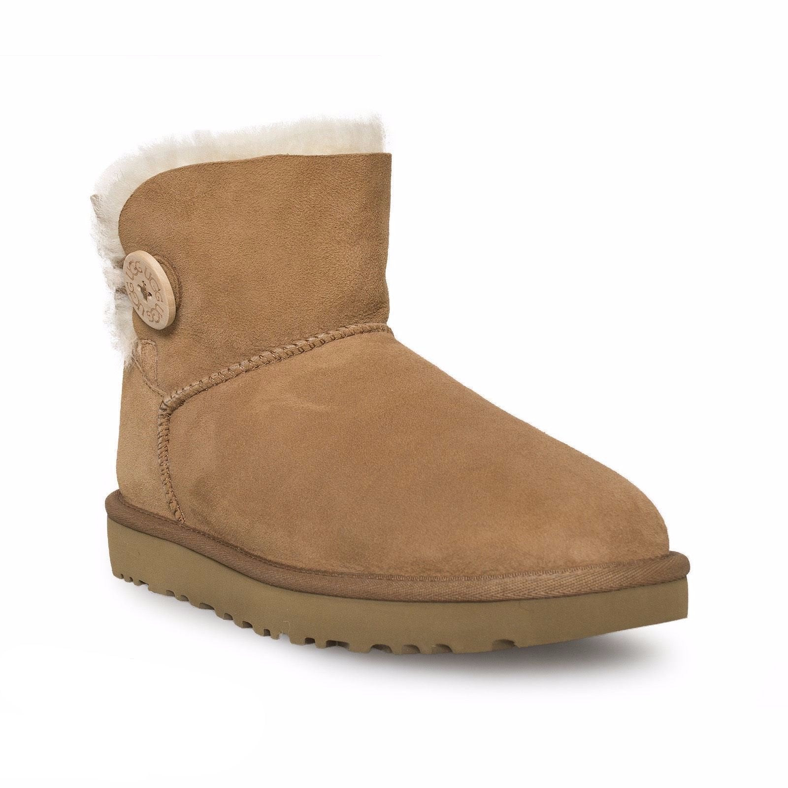 UGG Mini Bailey Button II Chestnut Boots