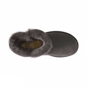 UGG Mini Bailey Button II Grey Boots