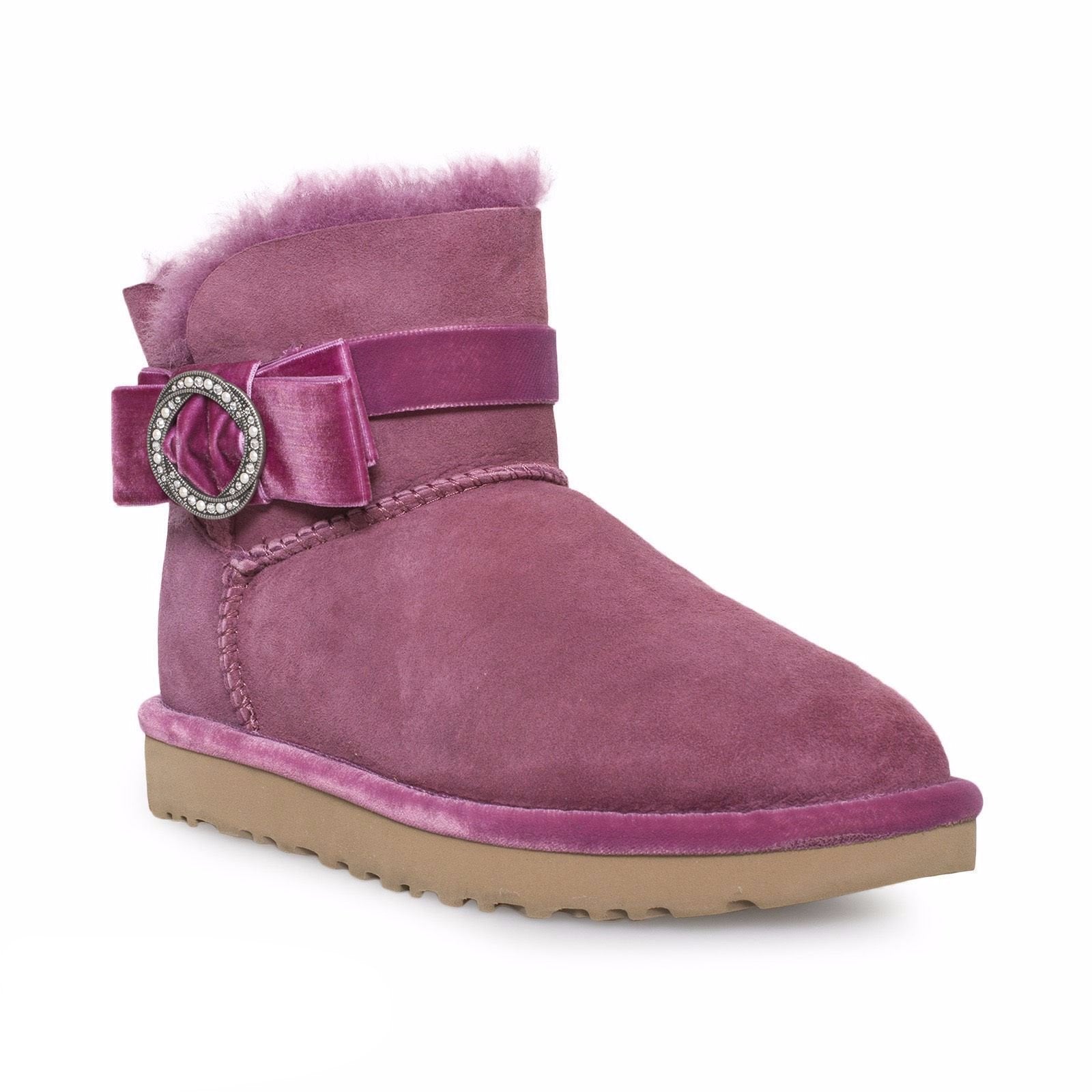 UGG Karlie Brooch Bougenvilla Boots