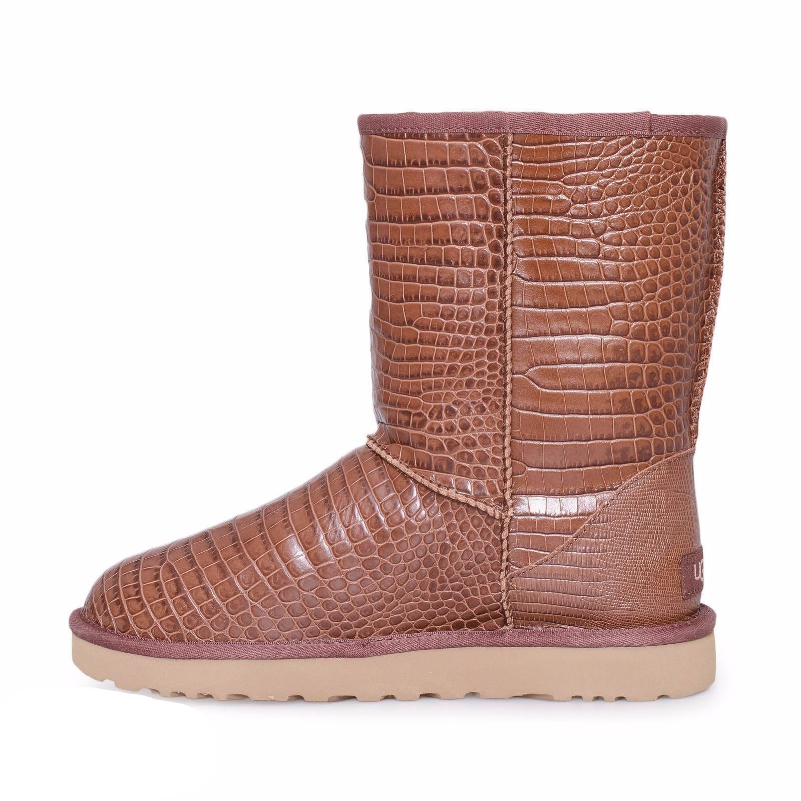 UGG Classic Short Croco Spice Boots