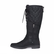 UGG Elsa Deco Quilt Black Boots