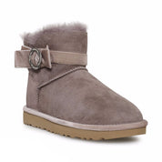 UGG Karlie Brooch Stormy Grey Boots