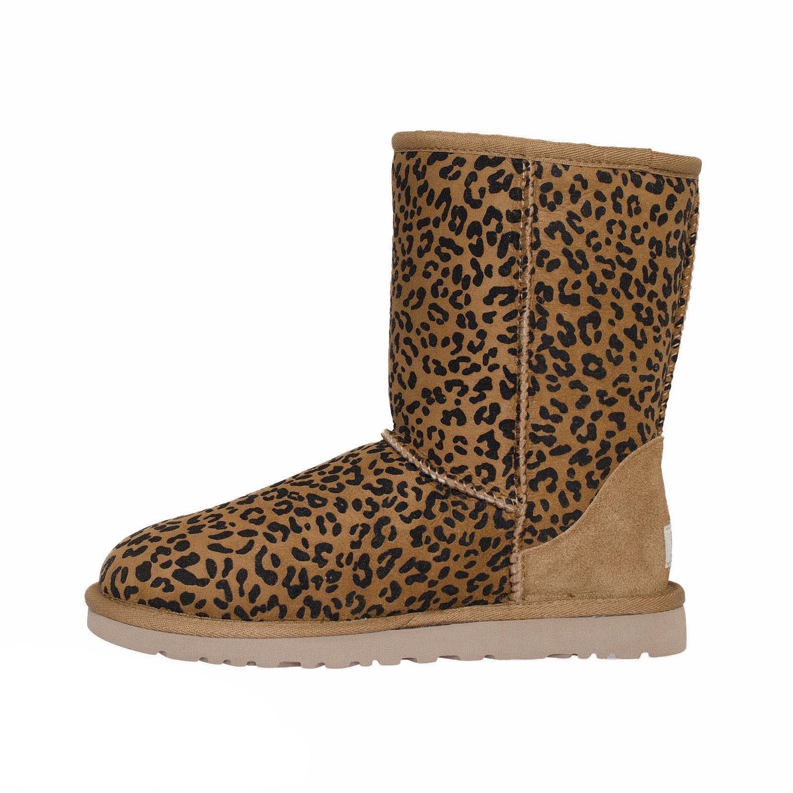 UGG Rosette Leopard Chestnut Boots