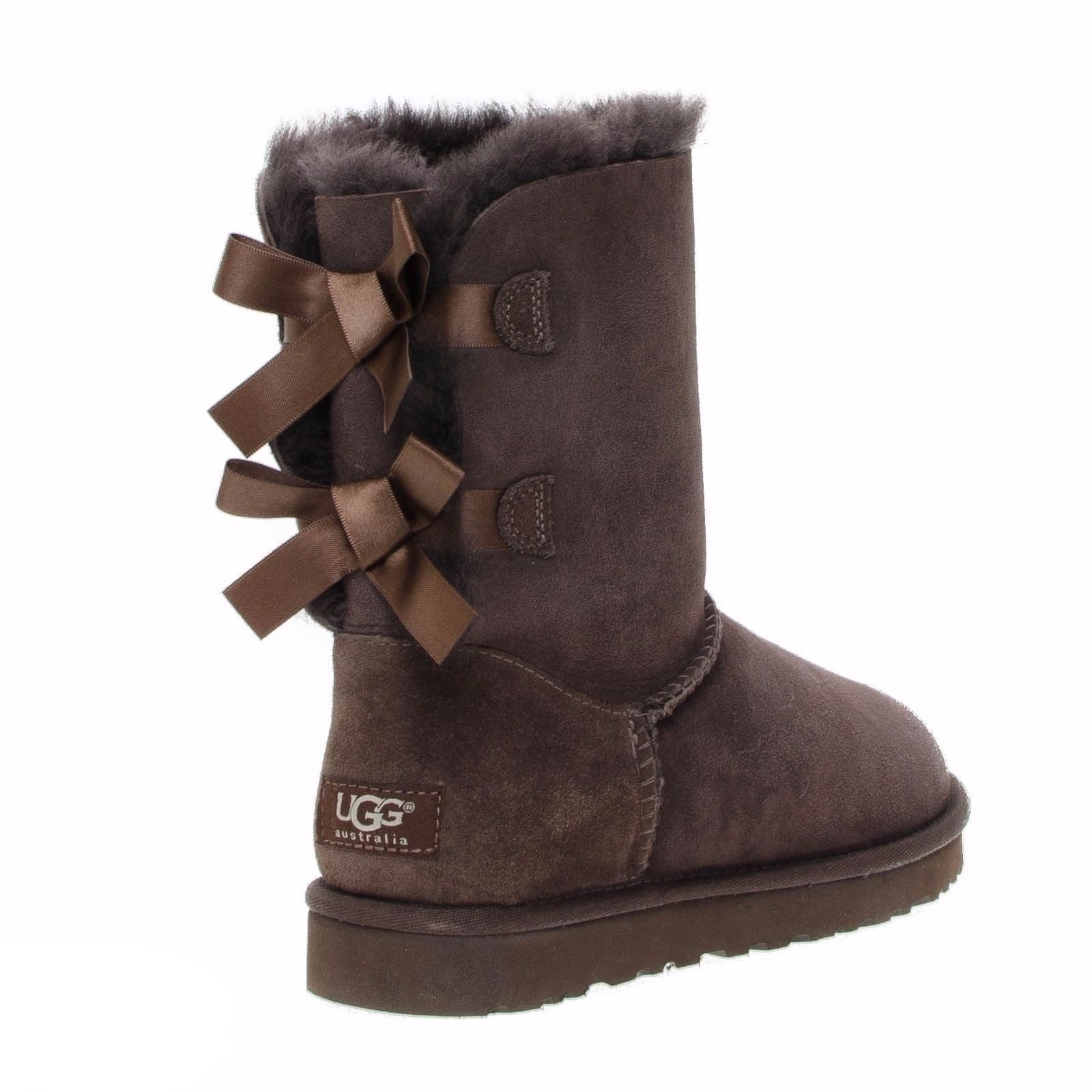 UGG Bailey Bow Chocolate Boots