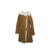 UGG Vanesa Toscana Shearling Coat Chestnut