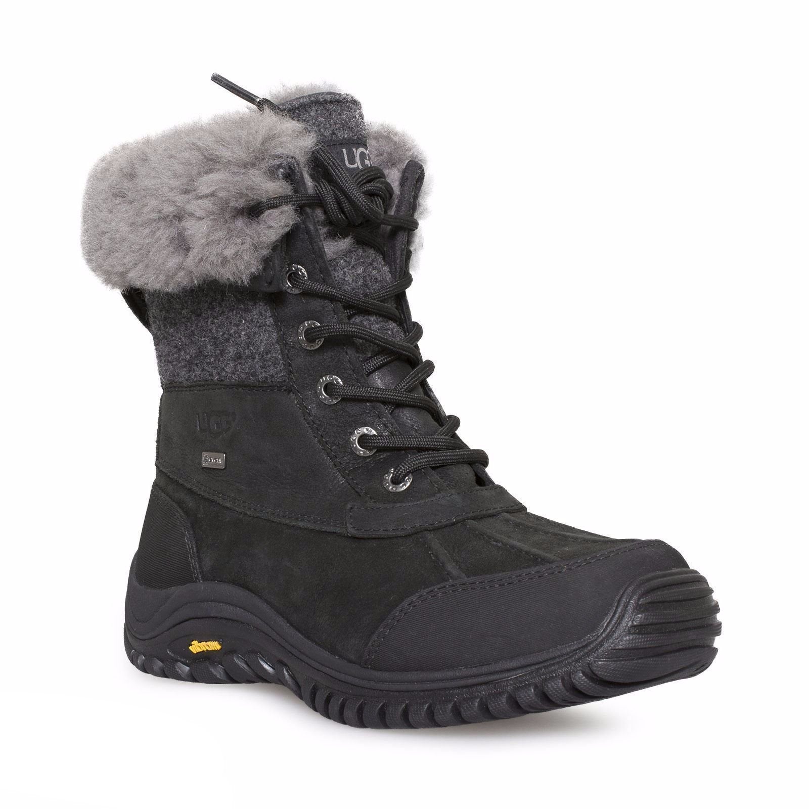 UGG Adirondack II Wool Black Boots