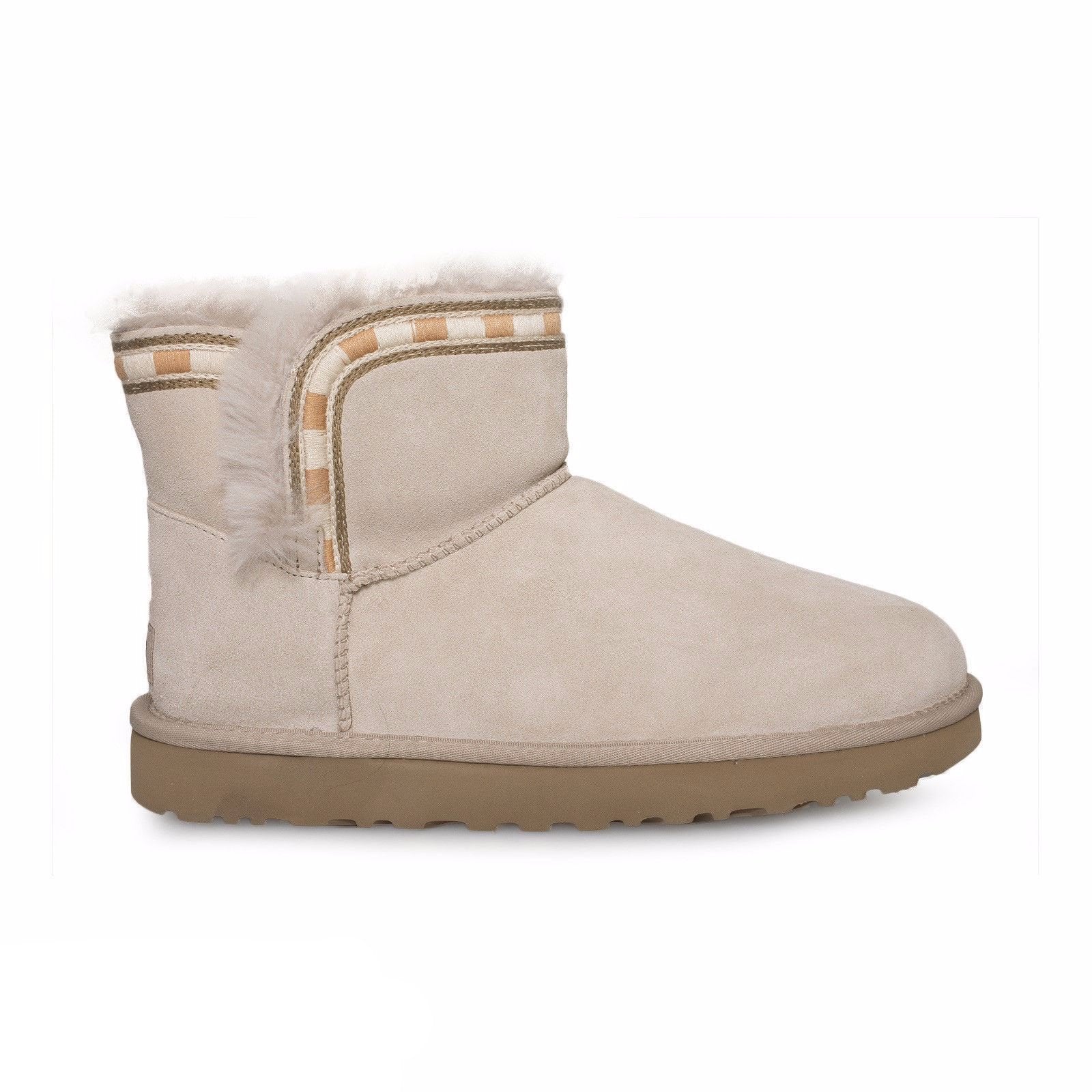 UGG Rosamaria Embroidery Horchata Boots