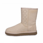 UGG Classic Short Crystal Diamond Freshwater Pearl Boots