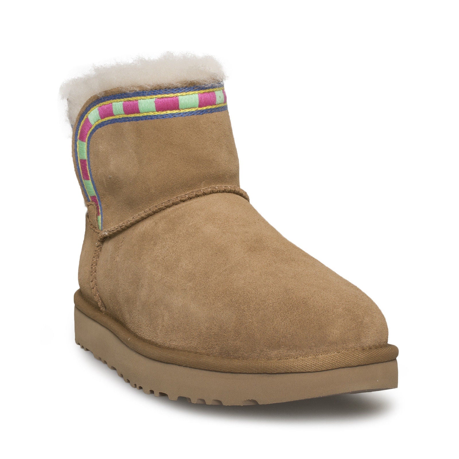 UGG Rosamaria Embroidery Horchata Boots