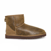 UGG Classic Mini Bomber Leather Chestnut Boots - Men's