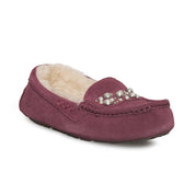 UGG Ansley Bow Brilliant Garnet Slippers