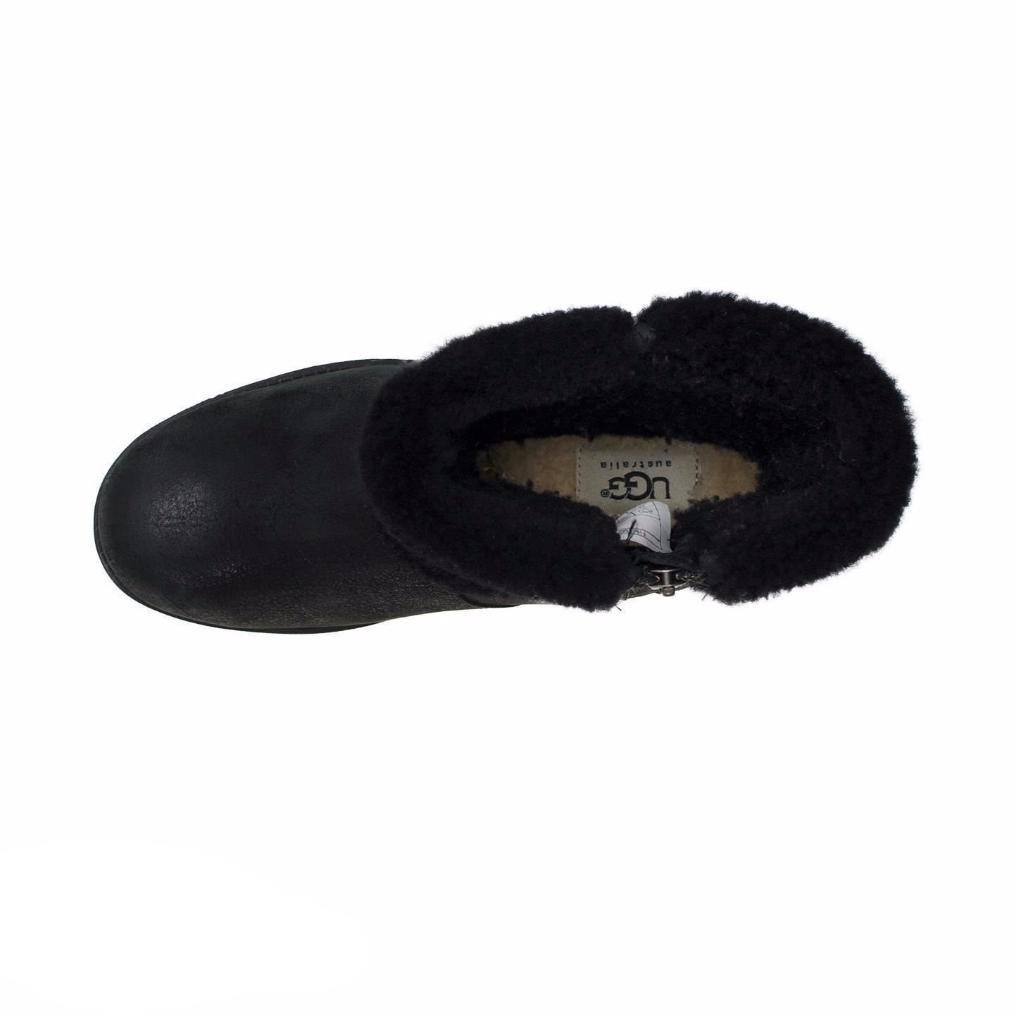 UGG Blayre II Leather Black Boots