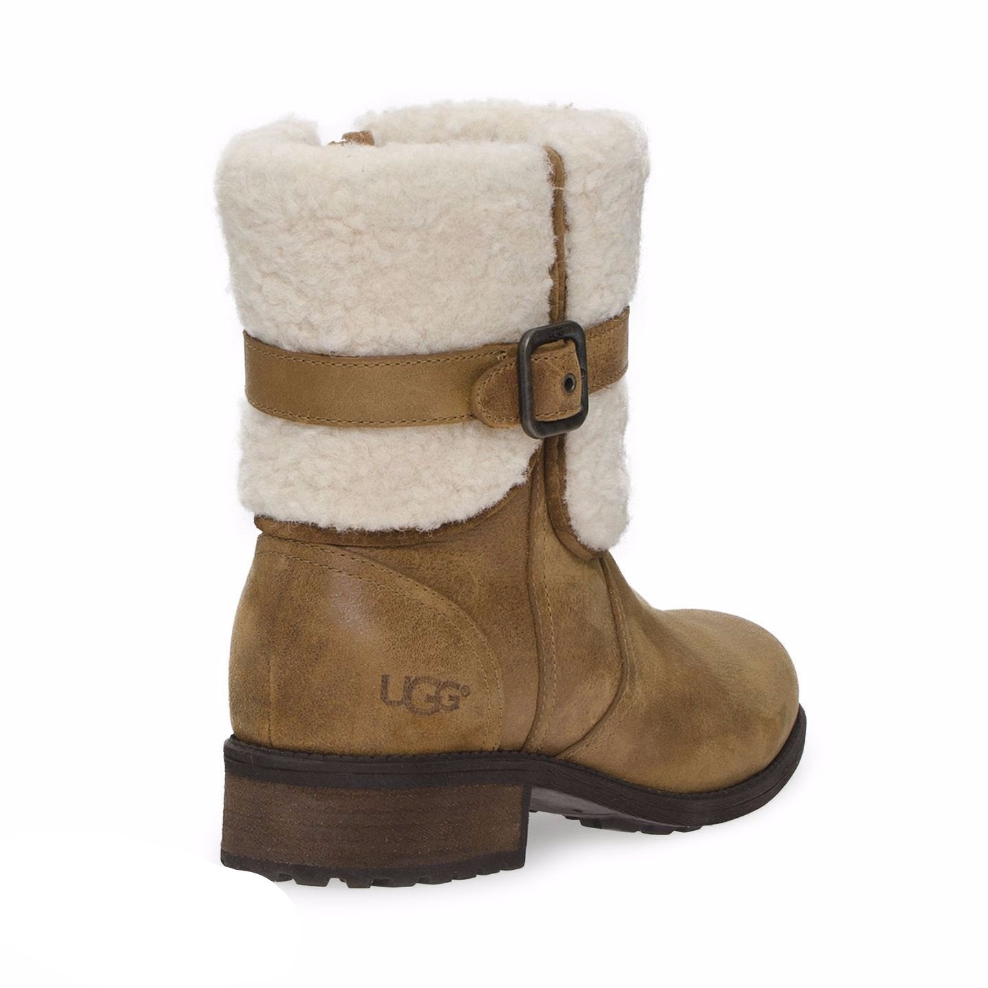 UGG Blayre II Leather Chestnut Boots