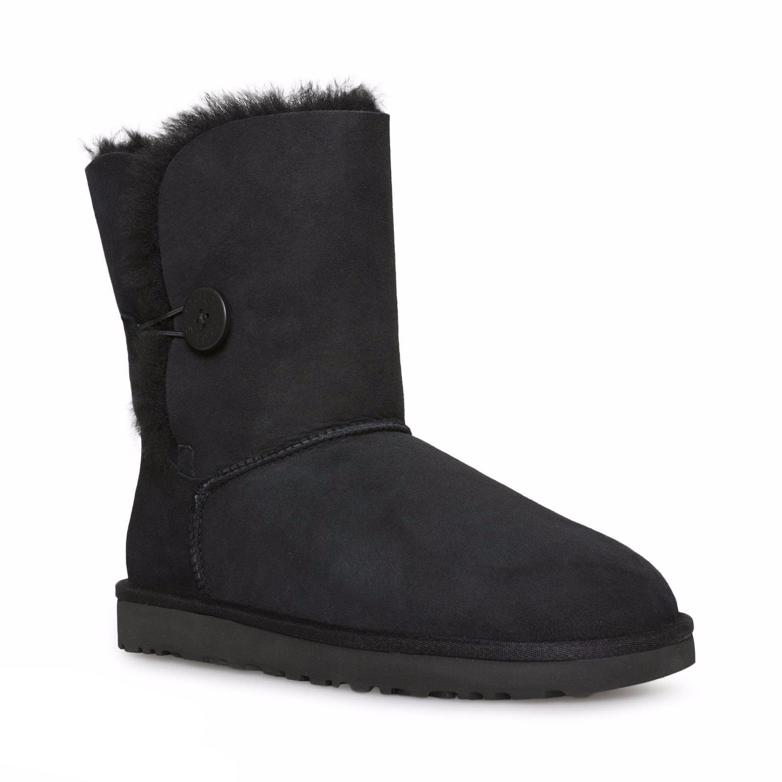 UGG Bailey Button II Black Boots