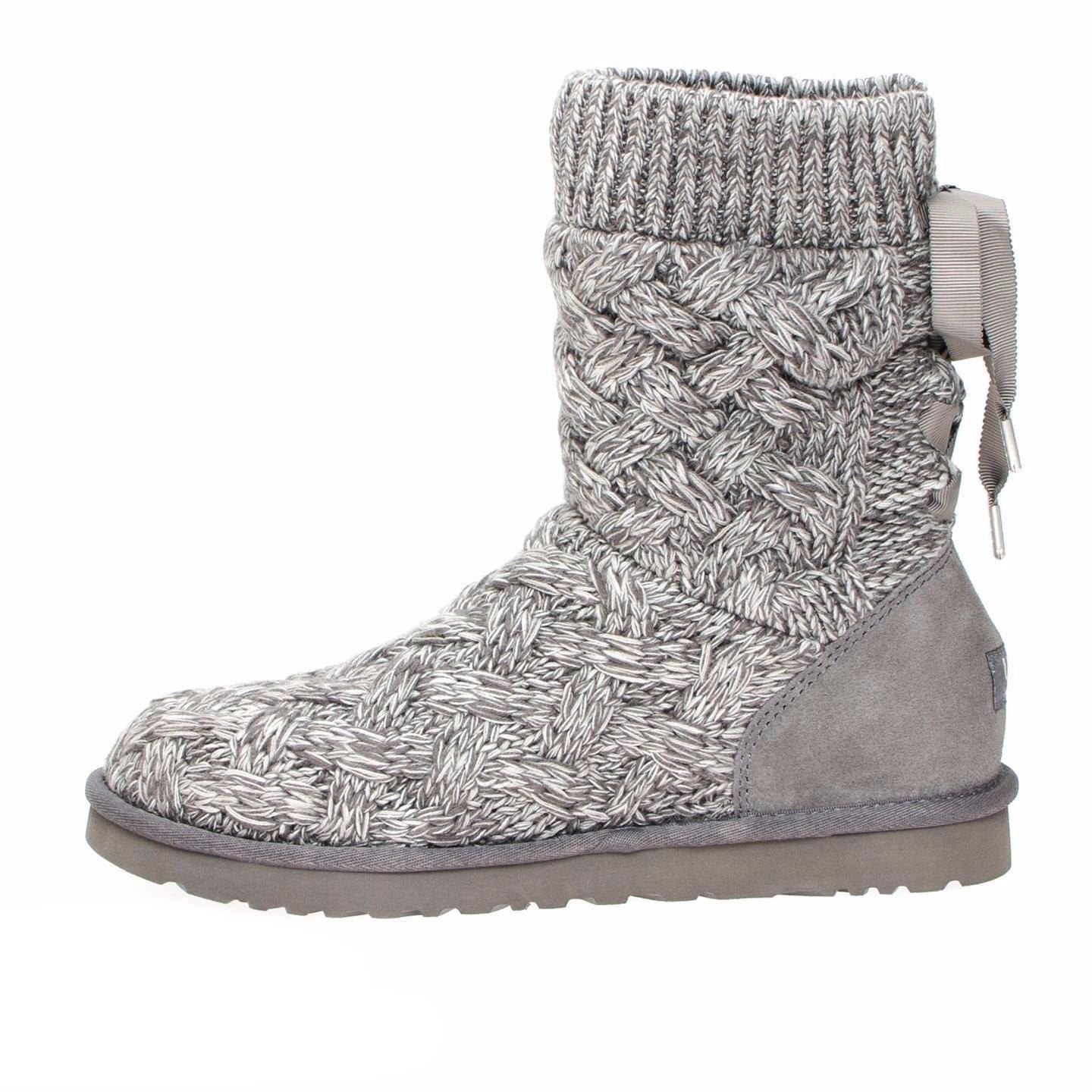 UGG Isla Heathered Grey Boots