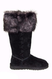 UGG ROSANA BLACK BOOTS