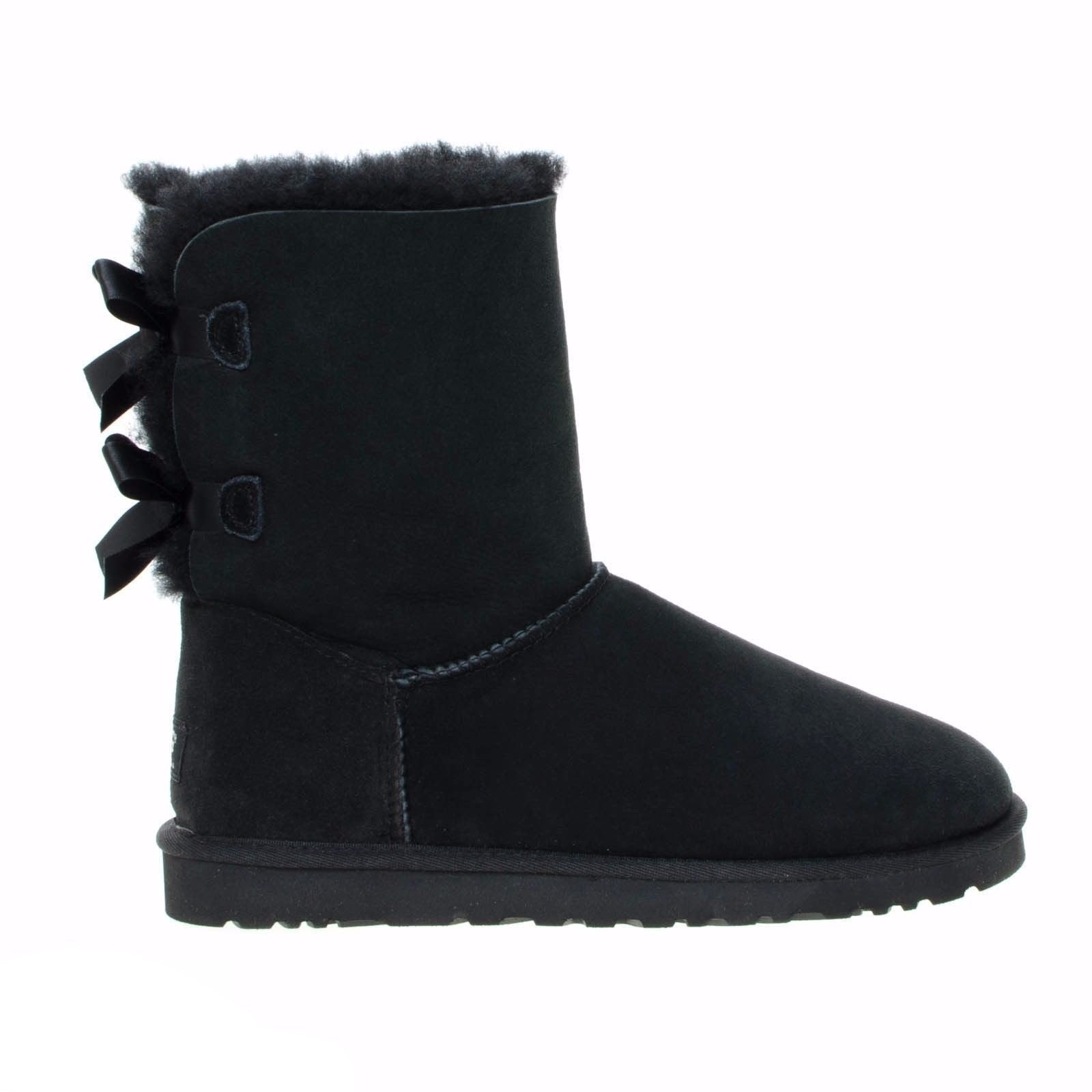 UGG Bailey Bow Black Boots