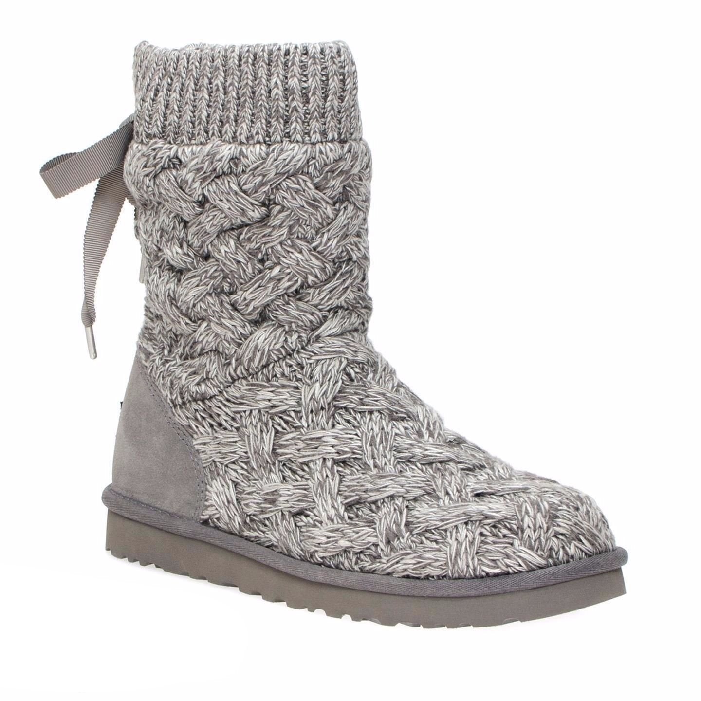 UGG Isla Heathered Grey Boots