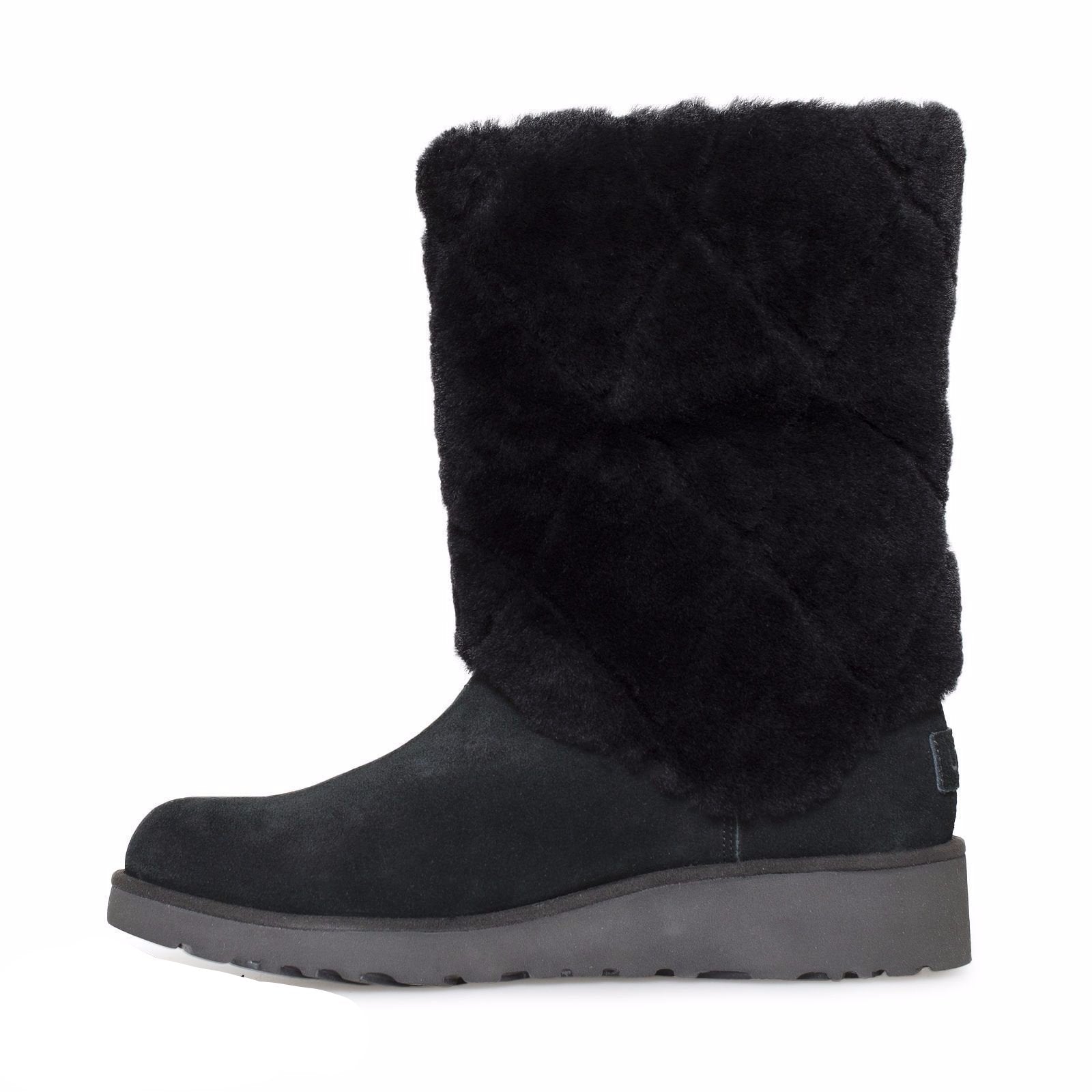 UGG Ariella Luxe Diamond Black Boots