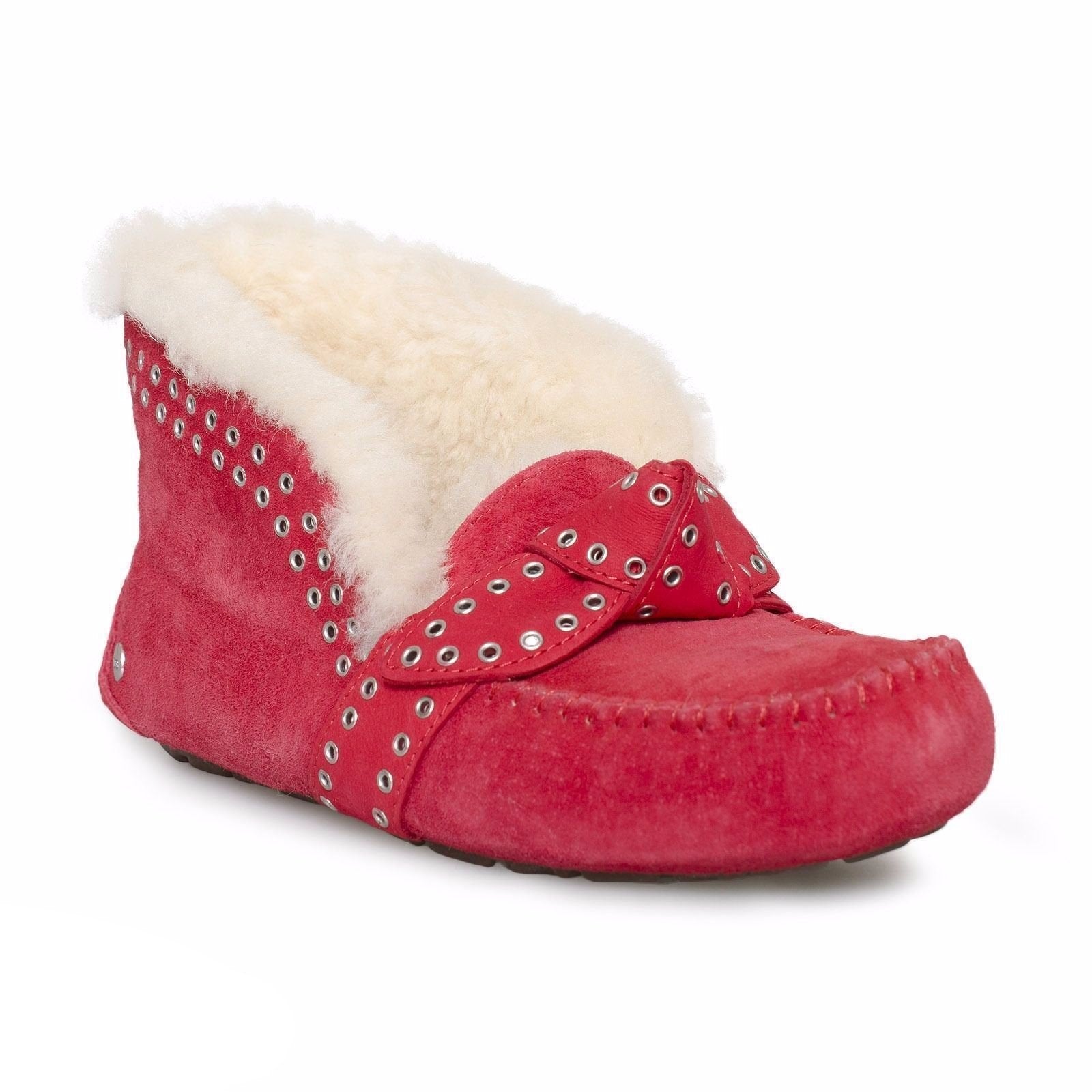 UGG Poler Lipstick Red Slippers