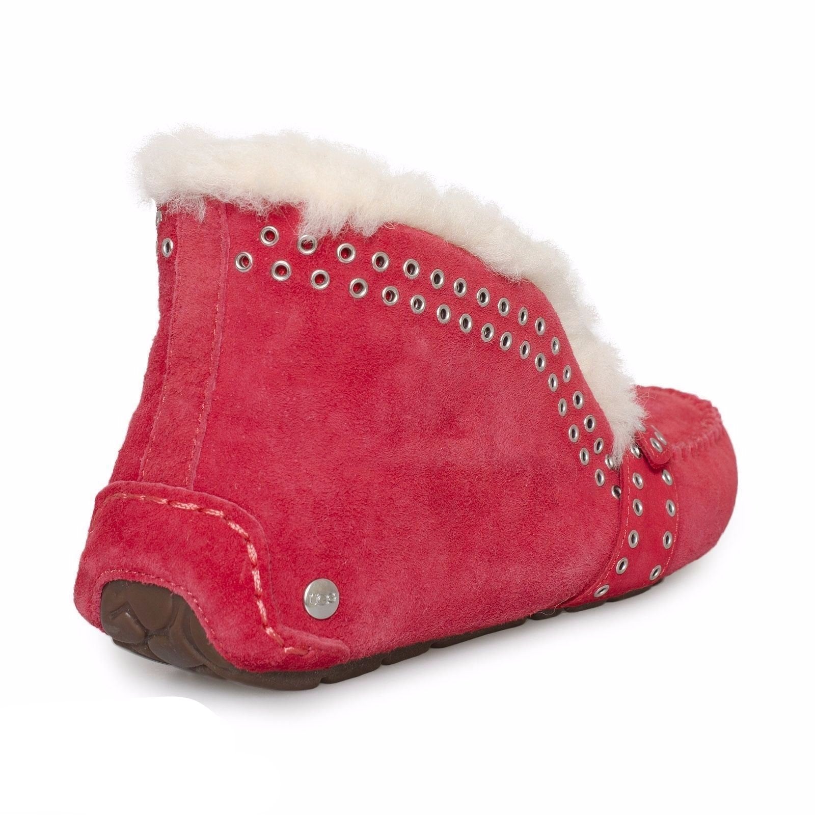 UGG Poler Lipstick Red Slippers