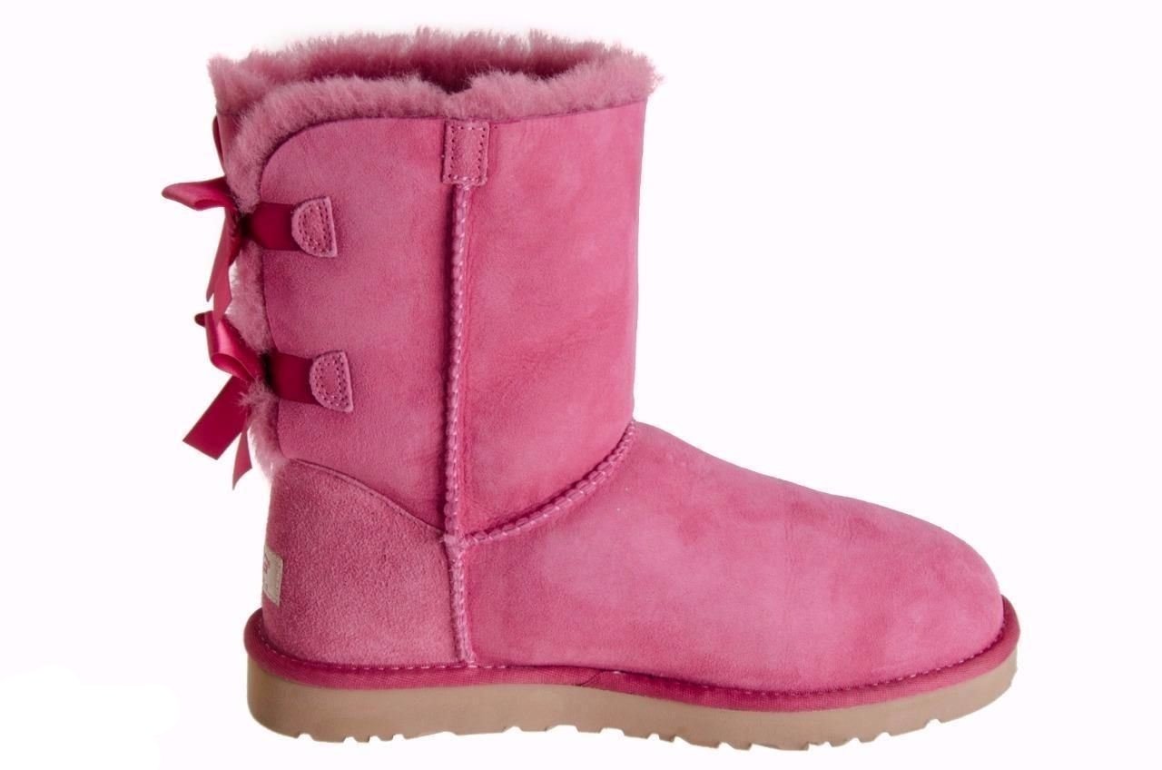 UGG Bailey Bow Dusty Rose Boots