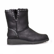 UGG Cyd Leather Black Boots