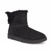 UGG Classic Cuff Mini Black Boots