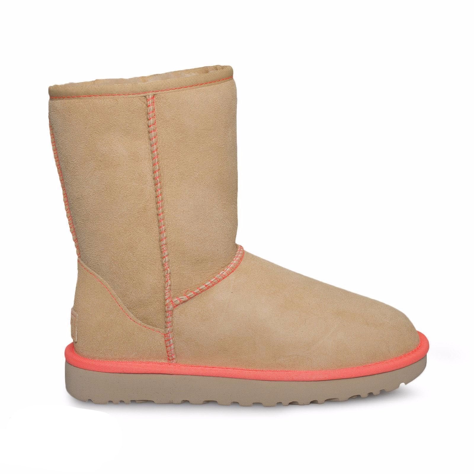 UGG Classic Short Neon II Soft Ochre Boots