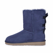 UGG Bailey Bow Solid Peacoat Boots