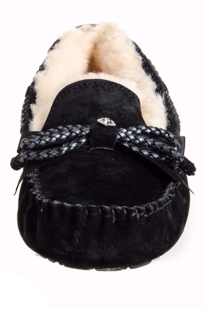 UGG Dakota Braid Black Slippers