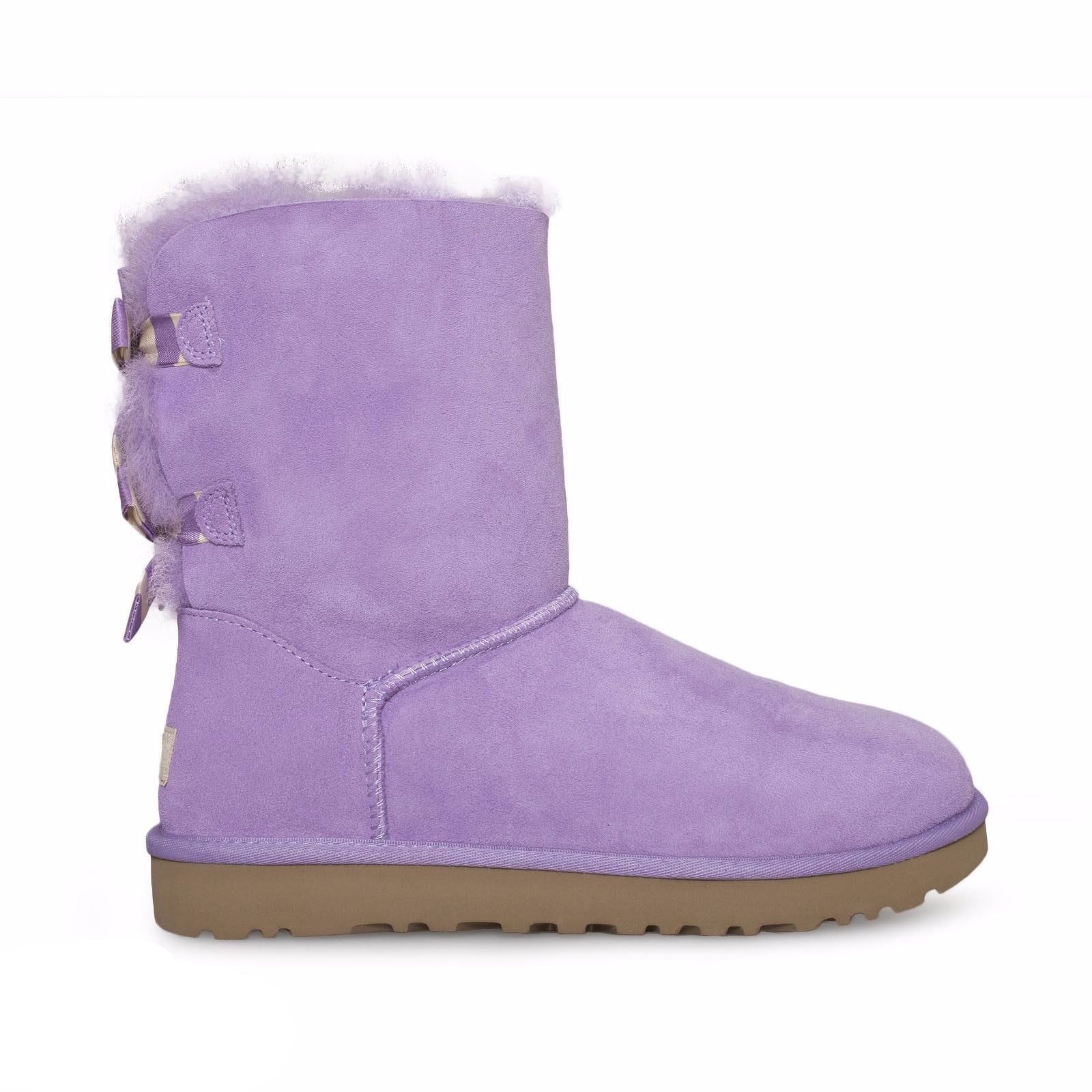 UGG Bailey Bow Stripe Lavender Boots