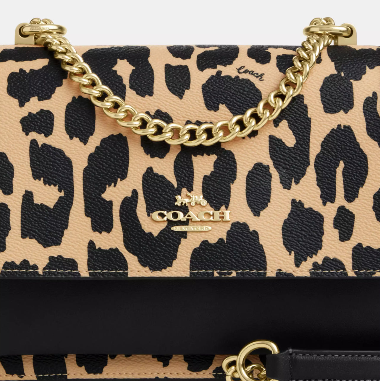 Coach Klare Crossbody Bag With Leopard Print