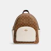 Coach Outlet Court Backpack In Signature Canvas