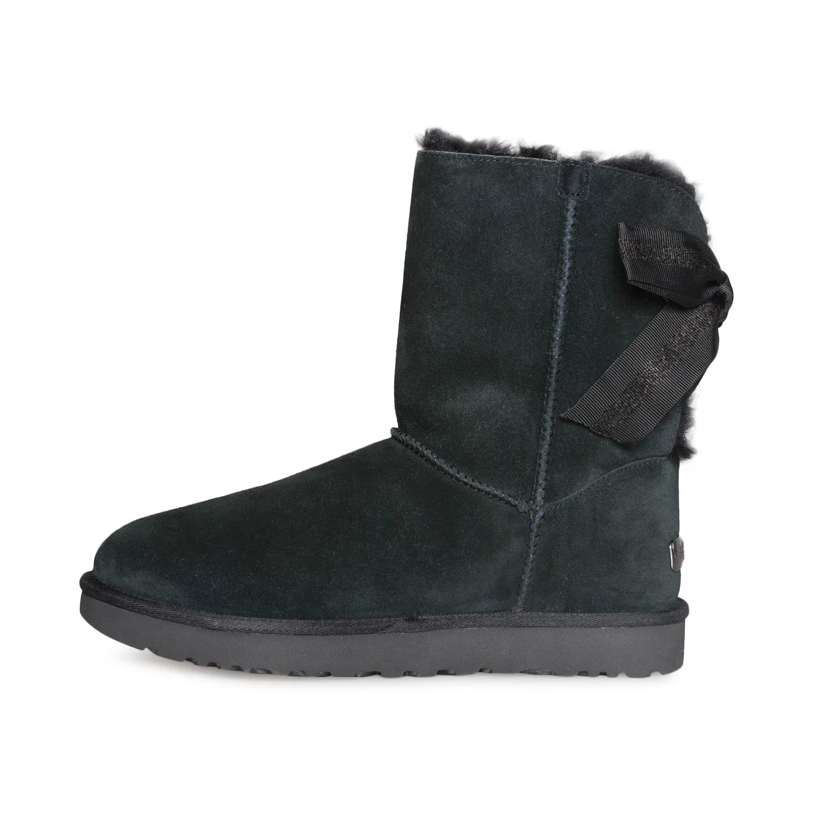 UGG Customizable Bailey Bow Short Black Boots - Women's