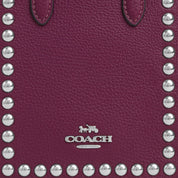 Coach Outlet North South Mini Tote With Rivets