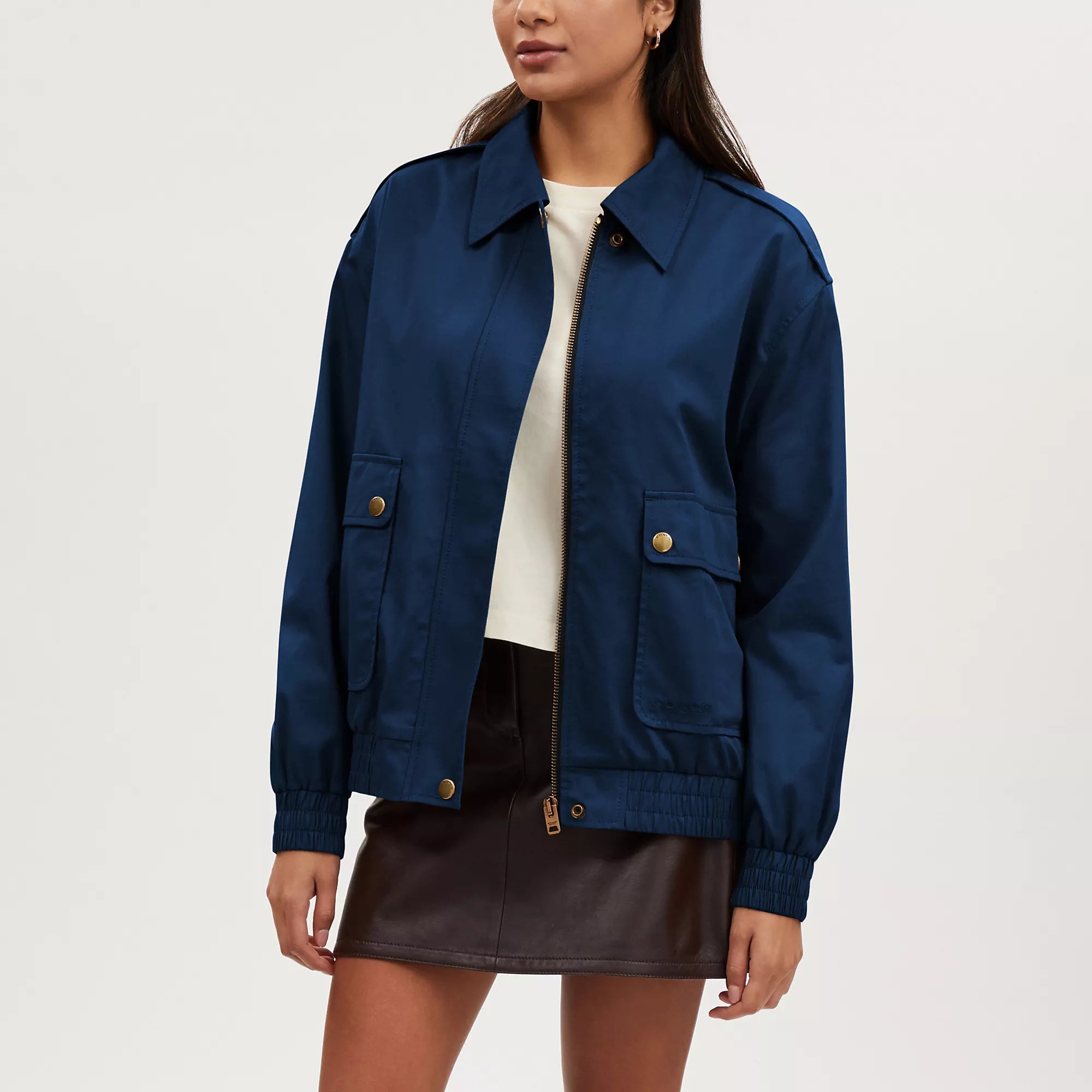 Coach Outlet Snap Front Harrington Bomber