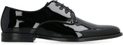 Dolce & Gabbana Patent Leather Lace-Up Derby Shoes