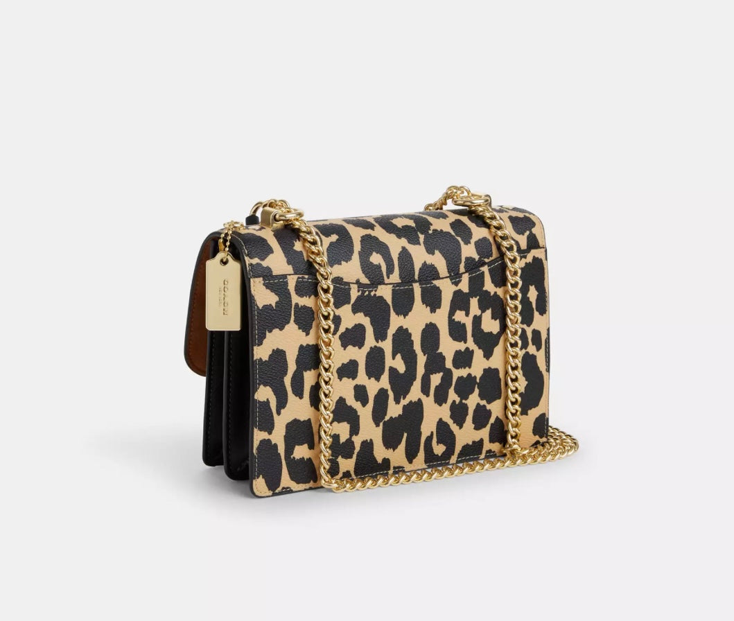 Coach Klare Crossbody Bag With Leopard Print