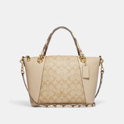 Coach Outlet Kacey Satchel In Colorblock Signature Canvas